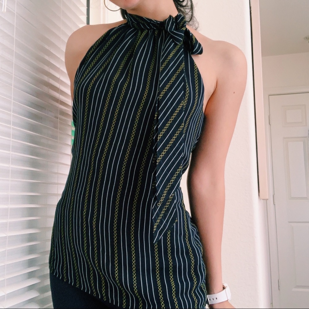 Banana Republic Scarf Tie Neck Blouse